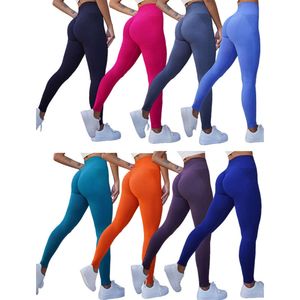 Alphaette Yeni Fitness Kadınların Yüksek Belli Dikişsiz Yoga Pantolonları, Sıkı Spor Pantolonlarının Katı Seçimi