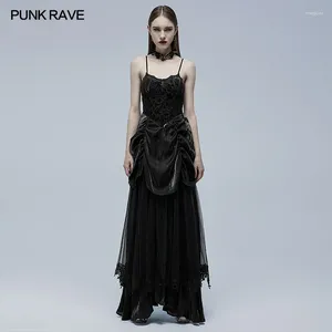 Sıradan Elbiseler Punk Rave Kadınların Muhteşem Gotik Yarasa Düğün Elbise Yanmış Kadife ve Parlak Pileli Kumaş Geniş Kem Çekici