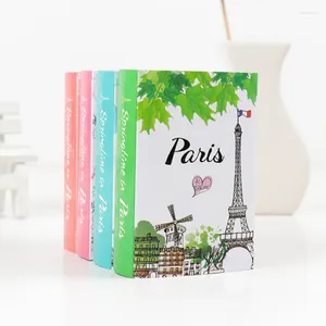 Hediye Sargısı 240pcs/Kitap Yaratıcı Paris Tower Memo Pad Kawaii Cartoon Sticky Not Diy Mesaj Kağıt Not Defteri Kızlar Okulu Tedarik