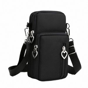 Женская мини-сумка через плечо kismis — сумка с карманом для мобильного телефона, сумка через плечо с клапаном, водонепроницаемая повязка на руку для бега f72w#