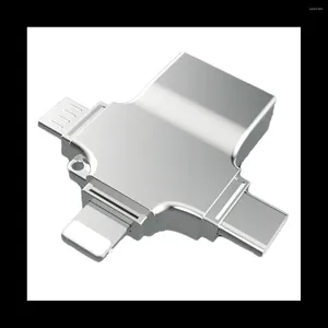 Ложки SD Card Reader Адаптер микро-карт 4 в 1 USB 3,0 Micro-Sd к кардридеру для Apple Интерфейс OTG Adaptador