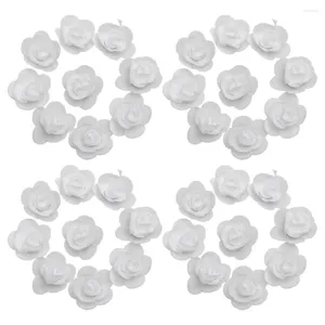 Dekoratif Çiçekler 50 PCS Simülasyon Gül Kafası Yapay Güller Diya Köpük Dekorasyonu Düğün zanaat gelin yapımı