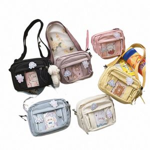 Yeni Kawaii Çanta Kızlar 2023 Yeni JK Şeffaf Çanta Kadın Çantalar ve Çantalar İçin Küçük Crossbody Çanta Omuz Itabag Bolso G52I#