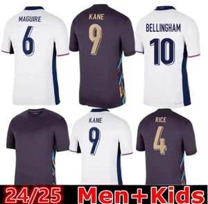 2024 Euro Kupa Kane Bellingham Futbol Formaları Mead Sterling Rashford Ulusal İngiltere Futbol Gömlekleri Sancho Grealish Mount Foden Saka 2024 25 Erkek Çocuk Jersey Kitleri