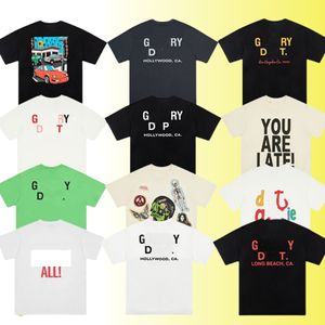 Gömlekler Tshirt Tasarımcı T Shirt Erkek Kadınları Mektup Baskı Sokak Giyim Ağırlığı% 100 Pamuk Moda Bezi Parçalar
