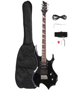 Elektro Gitar Glarry 5 Pikap şeklindeki Paket Kayış Sallar Sallama Kablo Anahtarı Aracı Siyah Gemi USA8056496