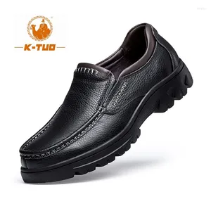 Прогулочная обувь K-TUO Мужские осенне-зимние мужские спортивные летние кроссовки из натуральной кожи KT-1040