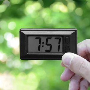 Tablo Saatleri Ultra İnatçı LCD Dijital Ekran Araç Aracı Gösterge Tablosu Saati Takvim Mini Taşınabilir Otomobil Aksesuarları