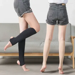 Женские носки, женские модные чулки с закрепкой до икры, бархатные чулки до колена, короткие для девочек