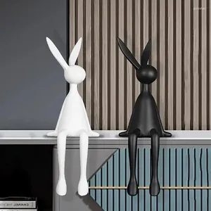 Декоративные фигурки сидящая скульптура для домашнего декора абстрактные фигурки украшения дома студия стоя