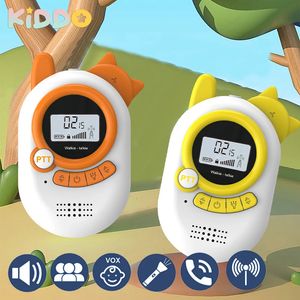 Crianças Walkie Talkie 2 PCS Brinquedos Eletrônicos Crianças Spy Gadgets Bebê Rádio Telefone 3km Alcance Presente de Aniversário de Natal para Meninos Meninas 240318