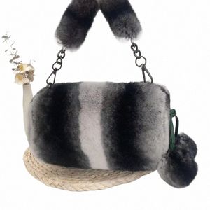 Сумка-подушка из меха кролика Рекс, сумка из натурального меха, женская сумка на одно плечо Fi, ручной женский пушистый меховой клатч Menger Lady O2az #