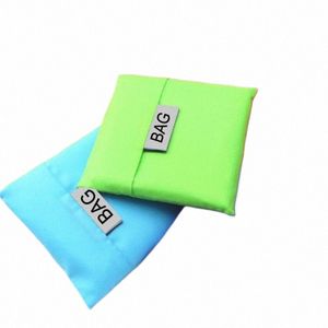 Водонепроницаемая сумка для покупок с квадратным карманом Портативная складная креативная многоразовая складная сумка для магазина Eco Tote Market Продуктовая сумка g3EI #