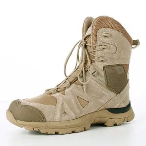 Botlar yüksek üst ordu fan açık taktik botlar tarla yürüyüş avı savaş eğitimi çöl botları erkekler kadın askeri spor ayakkabıları