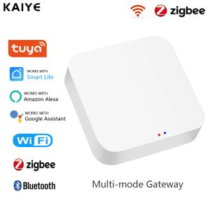 Steuern Sie Tuya Smart Gateway Hub ZigBee WiFi Bluetooth Mesh Gateway Smart Home Bridge Wireless APP Controller Funktioniert mit Alexa Google Home