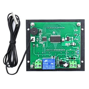 W1412 Mikrobilgisayar Sıcaklık Denetleyicisi Kontrol Termostat Anahtarı Sensörü Soğutma Isıtma Kart 12V 24V 220V Röle Çıkışı