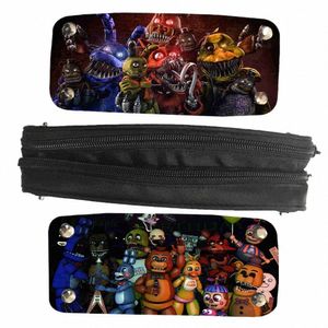 fnaf Pencil Bag Anime Animal Freddy Chica Foxy Galaxy UT Повседневный чехол Женщины Мужчины Для подростков Мальчики Девочки Детские Сумки-пеналы F7ZN #