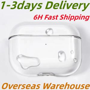 USA Stock AirPods Pro 2 2. Nesil 3rd Hava Pods Maks Kulaklık Aksesuarları Katı Silikon Sevimli Koruyucu Kulaklık Kapağı 2. Şok geçirmez Kılıf Bluetooth 10 PCS