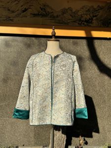 Kadın bluzları bahar elbise kadın ipek çin el yapımı kıyafet moda nakış aktris kıyafetleri seks