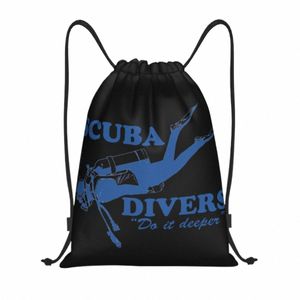 Tüplü Dalış Sualtı Drawstring Torbaları Kadın Erkek Portatif Spor Spor Salonu Sackpack Diver Diver Eğitim Sırt Çantaları B2ZX#