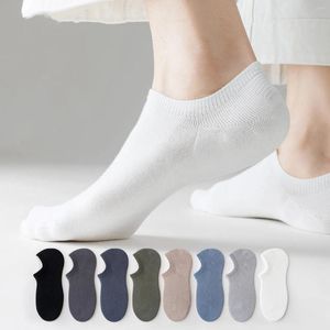 Мужские носки, 7 пар/лот, летние короткие спортивные носки из дышащей сетки, универсальный хлопок по сниженной цене и повседневная одежда