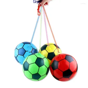 Party-Dekoration, zufällige Farbe, Tetherball und Seil-Set mit Drehhaken, Ersatz-Tether, weich für Kinder, Erwachsene, Hunde, Spaß, Hofspiel, Fußball