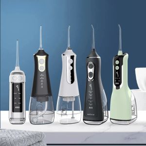 Beyazlatıcı Oral Irrigator Protable Su Flosser Diş Beyazlatıcı Diş jeti Seçme Ağız Çamaşır Makinesi Darbe Diş Hekimliği Araçları Temizleyici USB