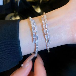 Bileklik Dekorasyon Kadın Hediye Azınlık Tasarım Çift Bangles Basit Pulseras Bilezikler Tam Yapıştırıcı Bilezik Manşet