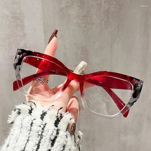 Дизайнерские солнцезащитные очки с анти-синим светом, кошачий глаз, очки-бабочка, женские винтажные оптические женские очки для близорукости по рецепту, оправа для очков