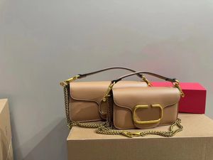 Kadın Çanta Tasarımcısı Mini Loco Bag İmitasyon Kristal Baget Çanta Taşıma Zincir Çantası İşlemeli Omuz Çantası Nakış Çantası Çanta Moda Lüks Kamera Çantası