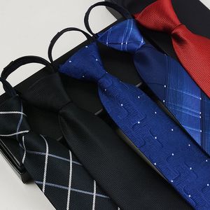 Мужской галстук для вечеринки, рождественский галстук в полоску, 48*8 см, на молнии, свадьба, 66, галстук на день отца, подарочные цвета, T Fedex, Esldl