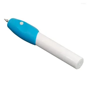 Модная ручная электрическая гравировальная ручка, роторный инструмент, гравер, вырезание ювелирных изделий, белый, синий