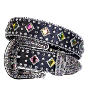 Western Style Bling Crystal Rhinestone Kemeri Renkli Cam Elmas Tesli Trim