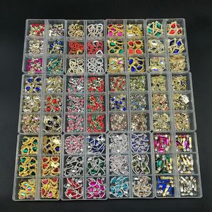 60 шт. 3D Nail Hunestones Heartplanet Charms Jewelry Glass Luxe Parts Diamond Crystal Navels Art