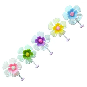 Dekoratif Çiçekler 5 PCS Simülasyon Çiçek Süslemeleri Gösterge Tablosu için Bobin Yay Araba Dekoru
