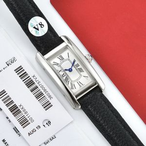 U1 Top Grade AAA Luxury Fashion Watch Tank Swiss Quartz Movement Watches Sapphire Glass Diamond нержавеющая сталь подлинный кожаный ремешок Montre de Luxe V8. Наручительные B5 B5