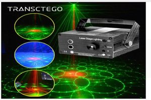 Mini DJ lazer aşaması ışık tam renkli 96 RGB Desenler Projector Mavi Dans LED lazer projektör aşaması efekt aydınlatması Disco Xmas2485762