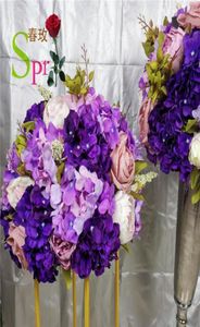 Декоративные цветы венки Spr Свадебная стена цветочная стена искусственная шелковая роза Hydrangea Ball Стол.
