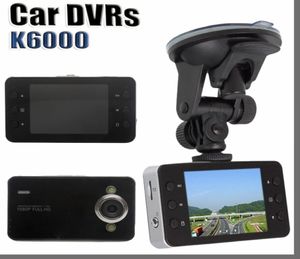 K6000 24quot Full HD 720p TFT -экран Camer Camer Camer Camera Recorder Dash Camcorder автомобиль с регистратором GSENSOR с R9413552