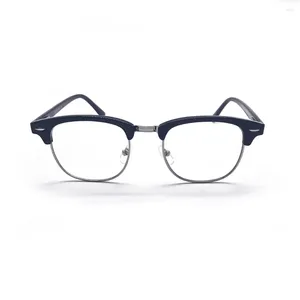 Güneş Gözlüğü Anti Mavi Hafif Gözlük Kadınlar 2024 Lensler Şeffaf Filtre Gözlük Aksesuarları Giyim Yarım Çerçeve CLT001