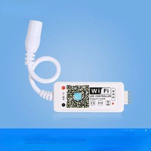 LED WiFi Uzaktan Denetleyici, 5050/3528 RGB LED Strip Lights Change/Dimmer/Zamanlayıcı/SOU için Alexa/Google Home Ses Kontrolü ile Çalışır