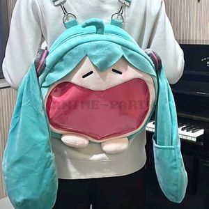 Peluş sırt çantaları kawaii anime rol yapma peluş sırt çantası ita çanta bag shool öğrenci erkek kadife omuz çantası kız hediyesi2405