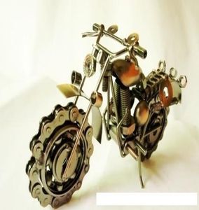 Creative Vintage Motorcycle Iron Metal Craft Craft As Party Souvenir Home Decor Shabby Chic Motor van7922664