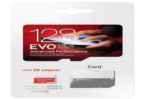 2019 Turuncu Evo Kırmızı Evo Plus Sınıf 10 256GB 64GB 32GB 128GB Flash TF Kart Bellek Kartı C10 Adaptör Pro Plus Sınıf 10 955417904