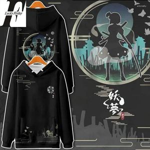 Erkek Hoodies Oyunu Anime Baskı Touhou Projesi Konpaku YouMu 3d Erkekler Kadın Sweatshirtler Kapşonlu Uzun Kollu Harajuku Sakiller