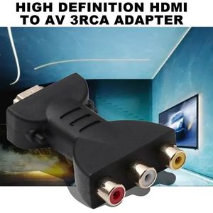 1080p RCA AV в HDMI-совместимый композитный адаптер Аудио видео кабеля HDMI-совместимый с AV с USB-кабелем для HD TV Box