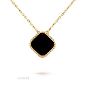 Четыре листового клеверного ожерелья дизайнера ювелирных украшений подвесные ожерелья 18 стилей Сердце Золотое серебряное серебряное звено цепи