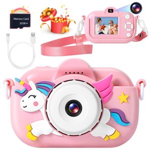 MP Dual Lins Digital Camera для девочек-малышей, идеальный подарок для 3-летних детей