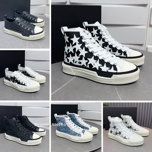 Am Stars Court Sneakers Мужчины Женщины Canvas Casual Shoes Topaffing Leather Platform Trainers Роскошные высокопроизводительные кроссовки