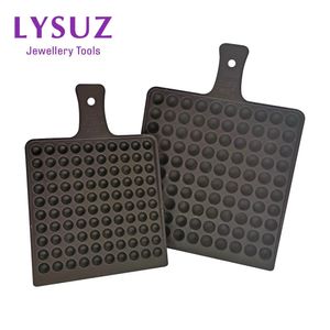 Круглые ювелирные изделия с подсчетом борта пластиковой бусинки для жемчужных украшений из жемчуга 240418